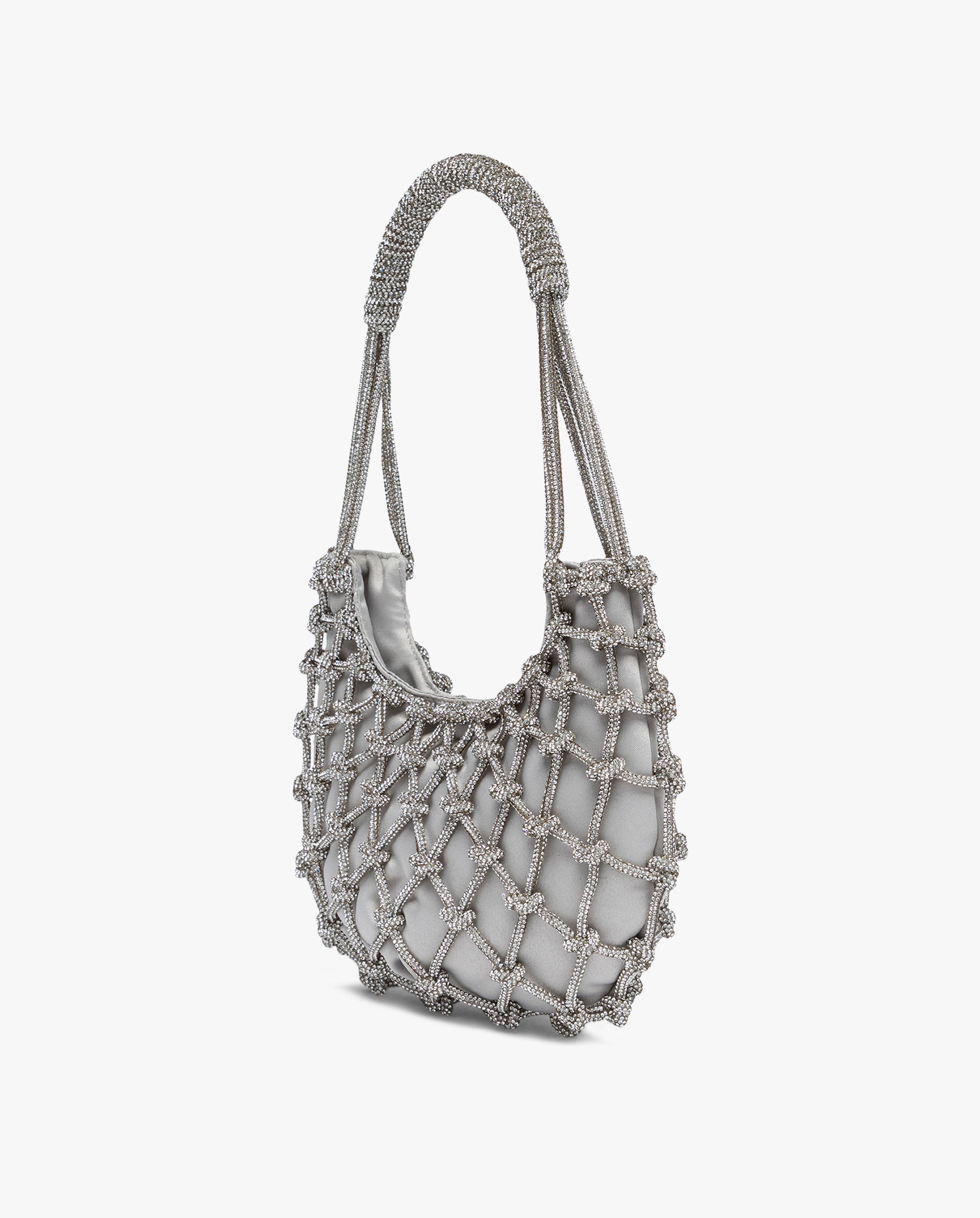Nodi Handwoven Bag Silver