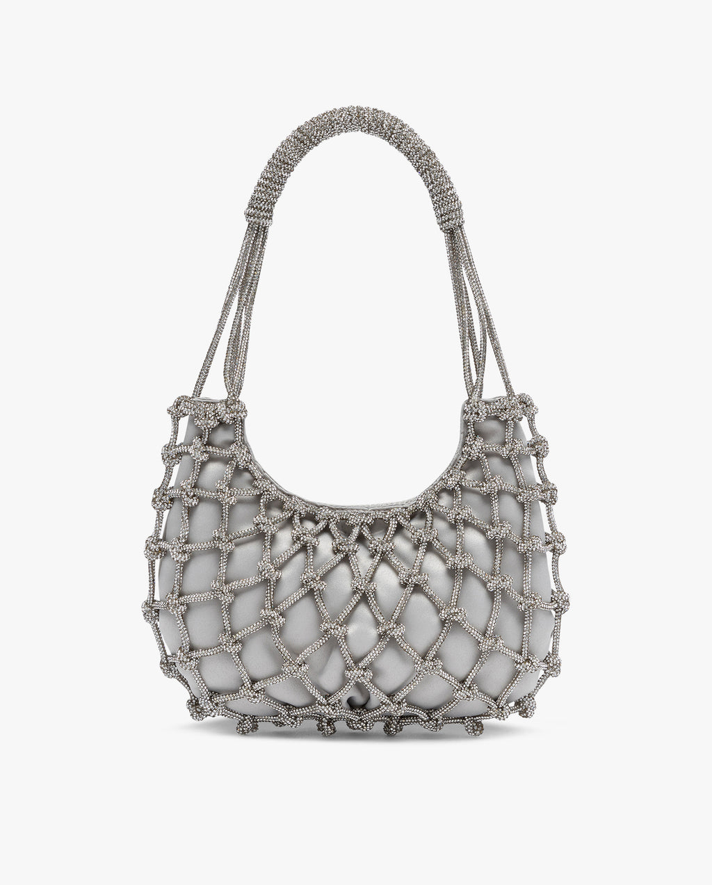 Nodi Handwoven Bag Silver