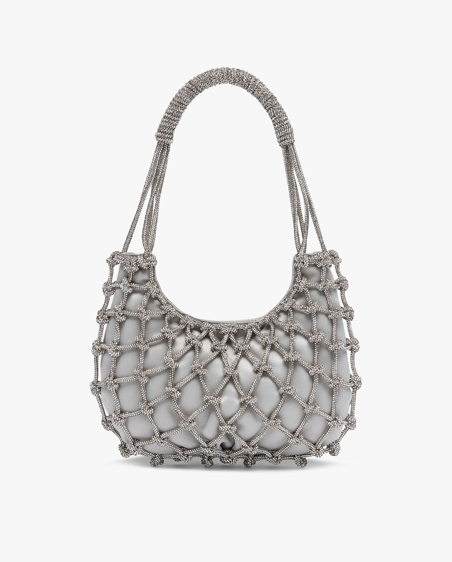 Nodi Handwoven Bag Silver