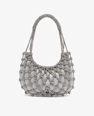 Nodi Handwoven Bag Silver