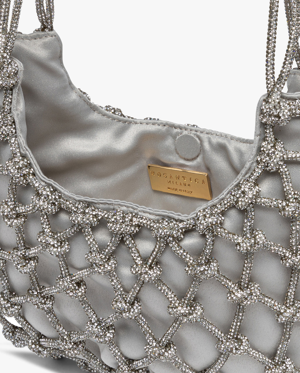 Nodi Handwoven Bag Silver
