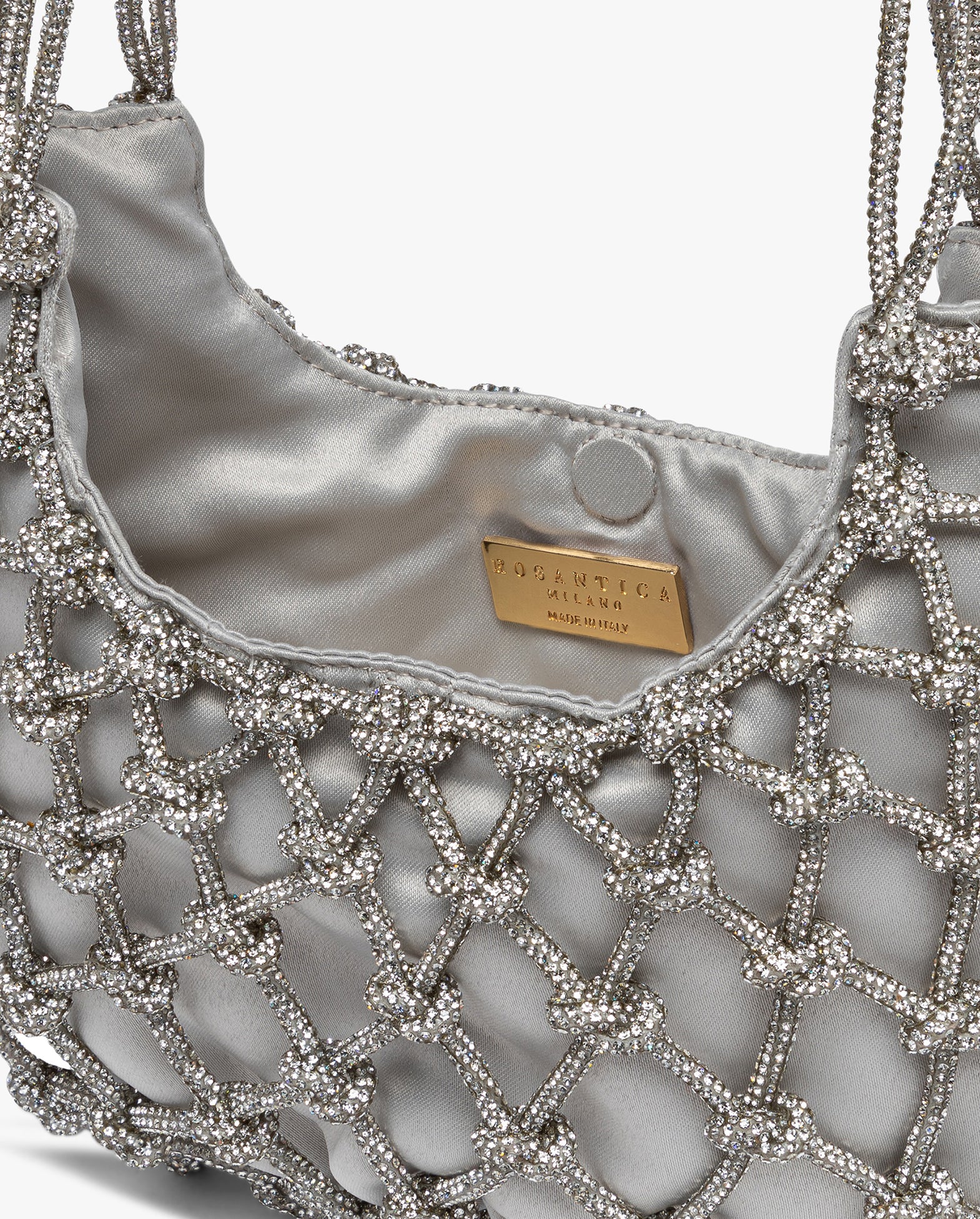 Nodi Handwoven Bag Silver