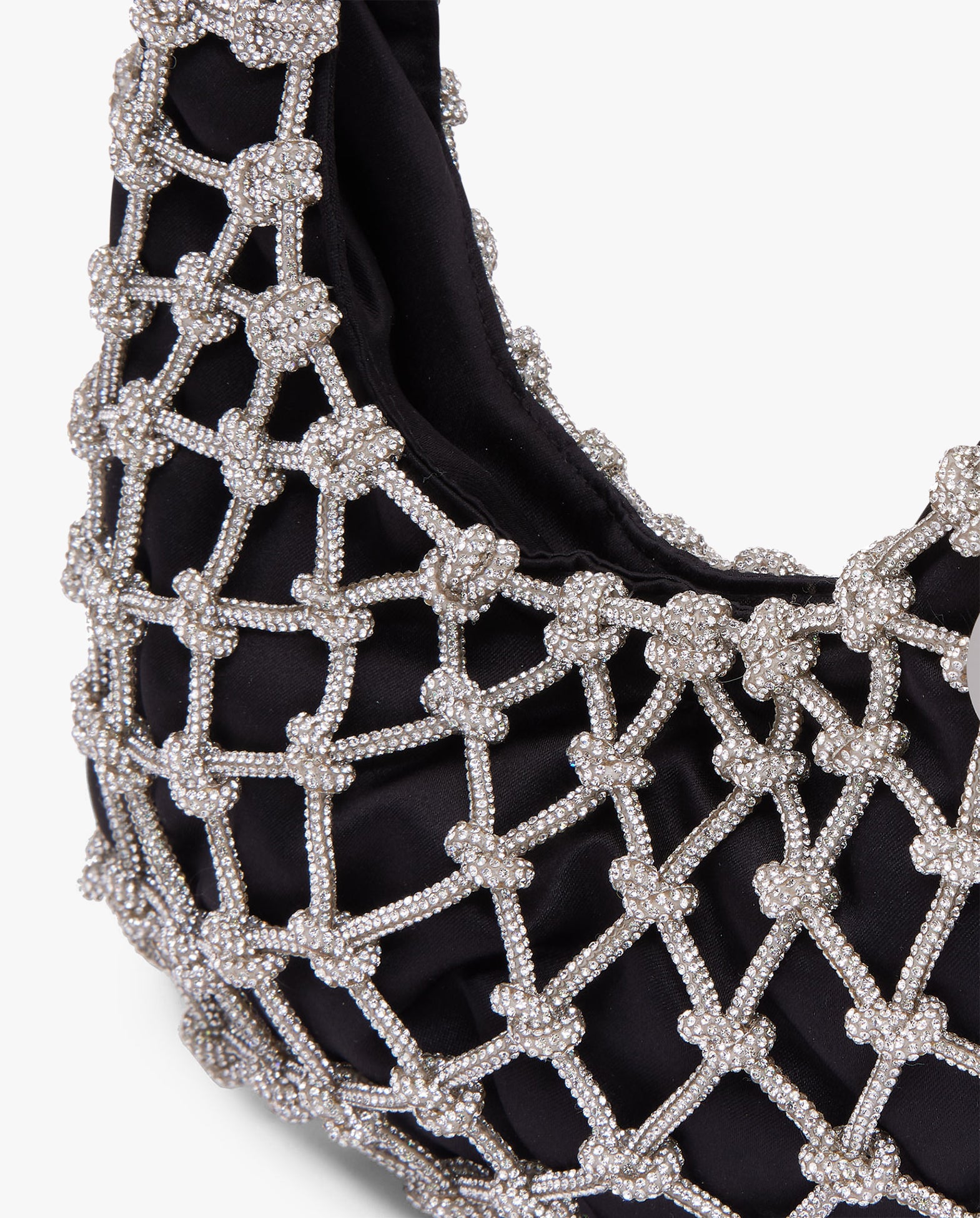 Nodi Handwoven Bag Clear Crystal