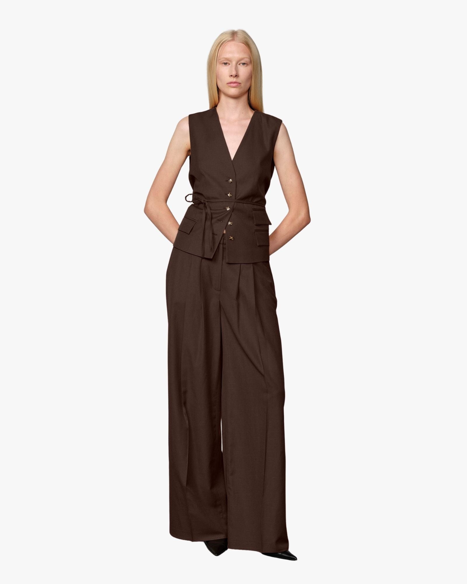Samos Vest Java Brown