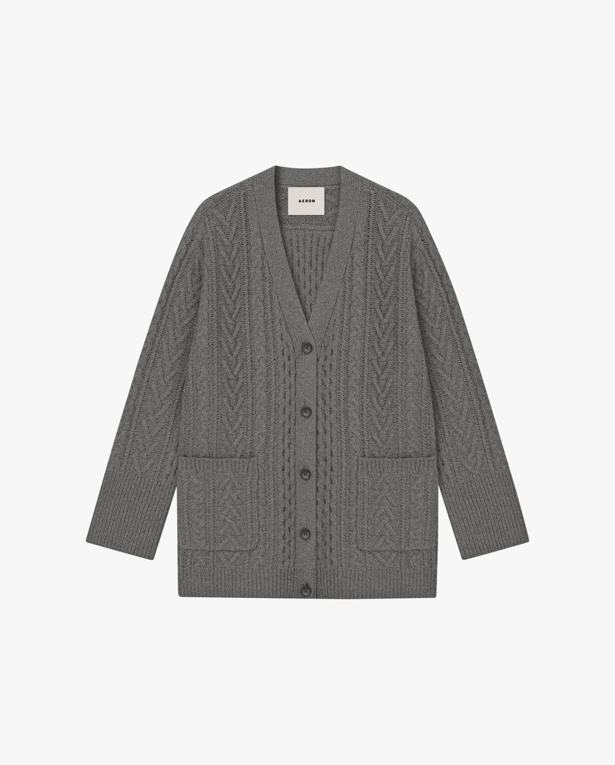 Sierra Cable-Knit Merino Cardigan
