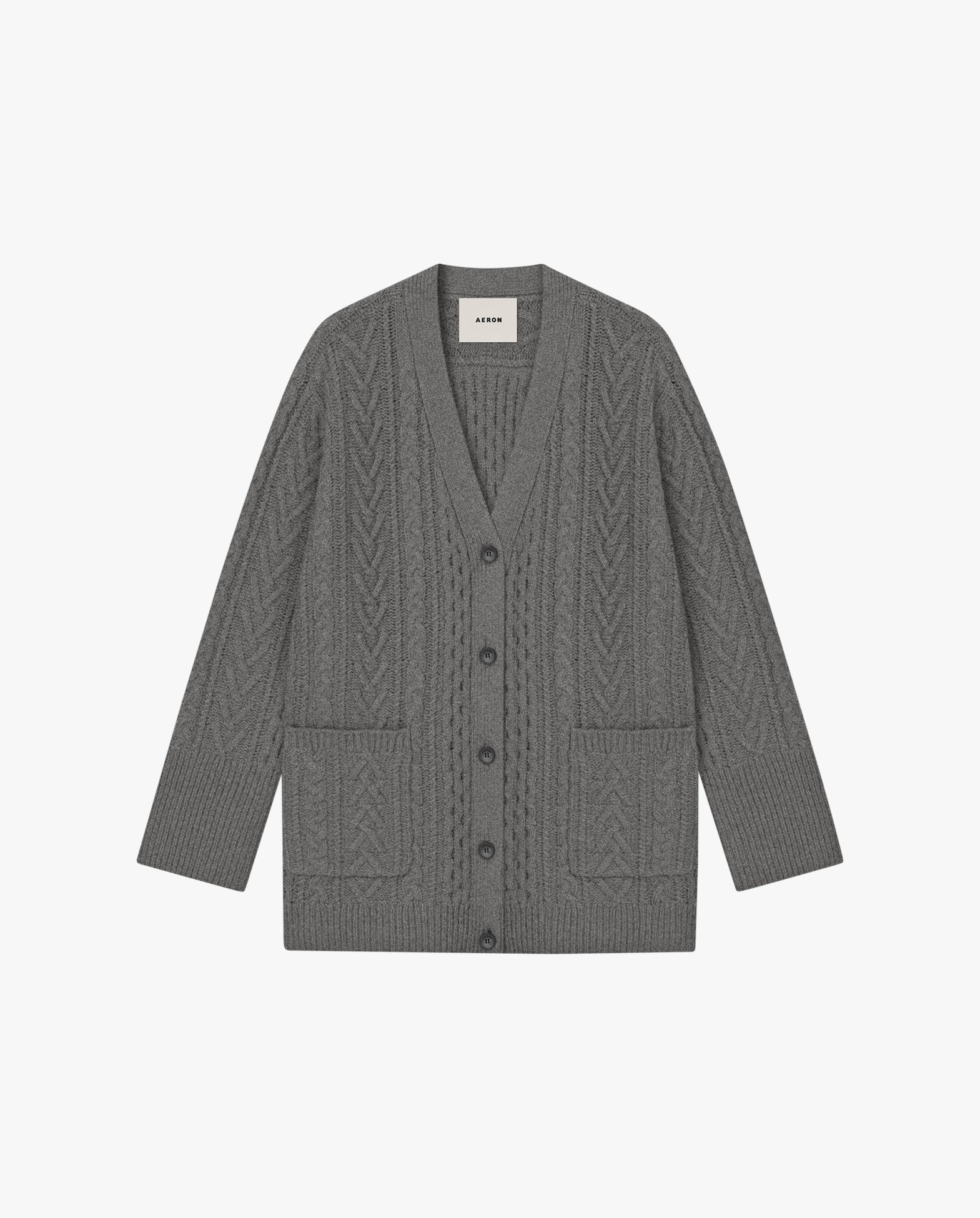 Sierra Cable-Knit Merino Cardigan