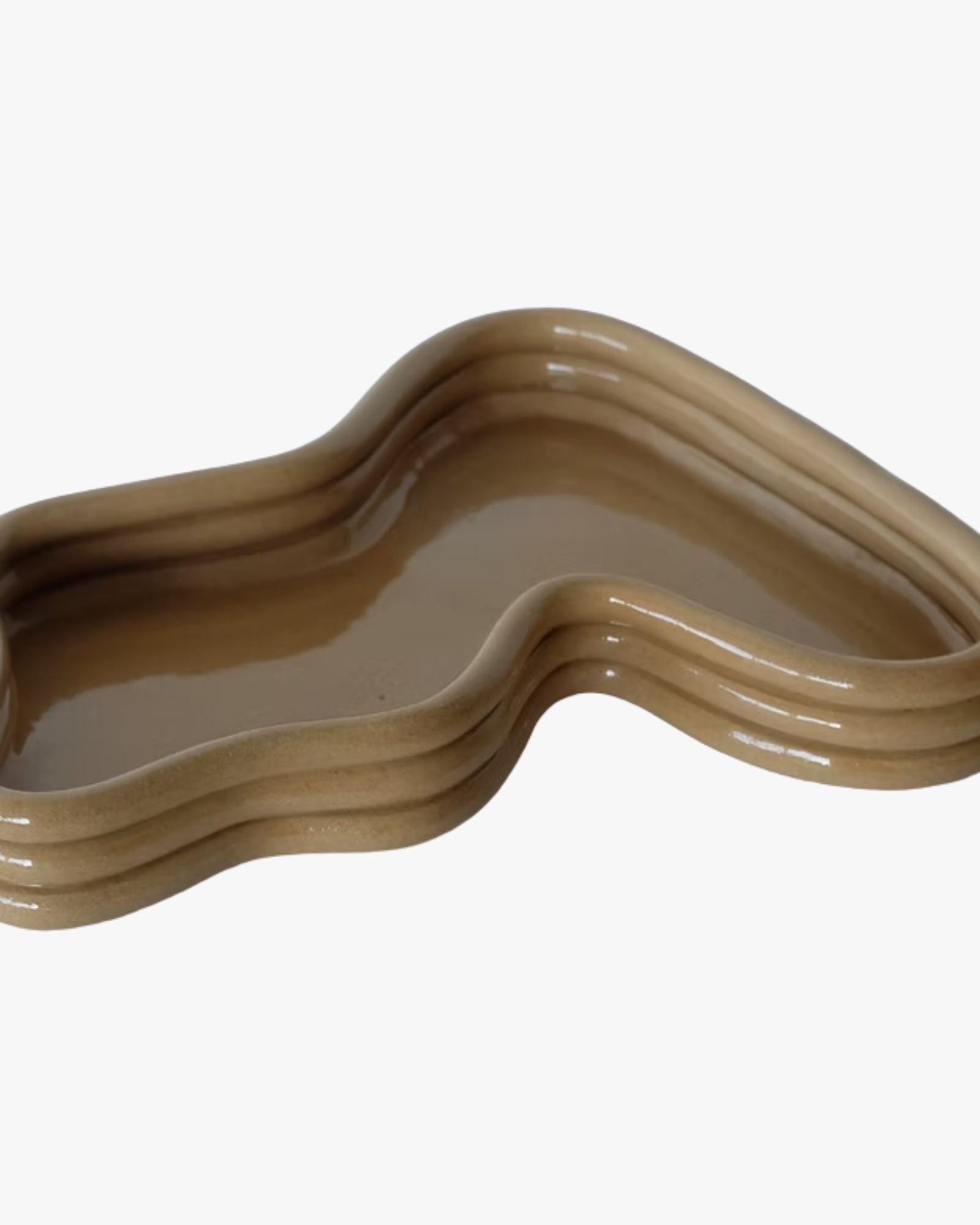 Soft Shiny Camel Tray