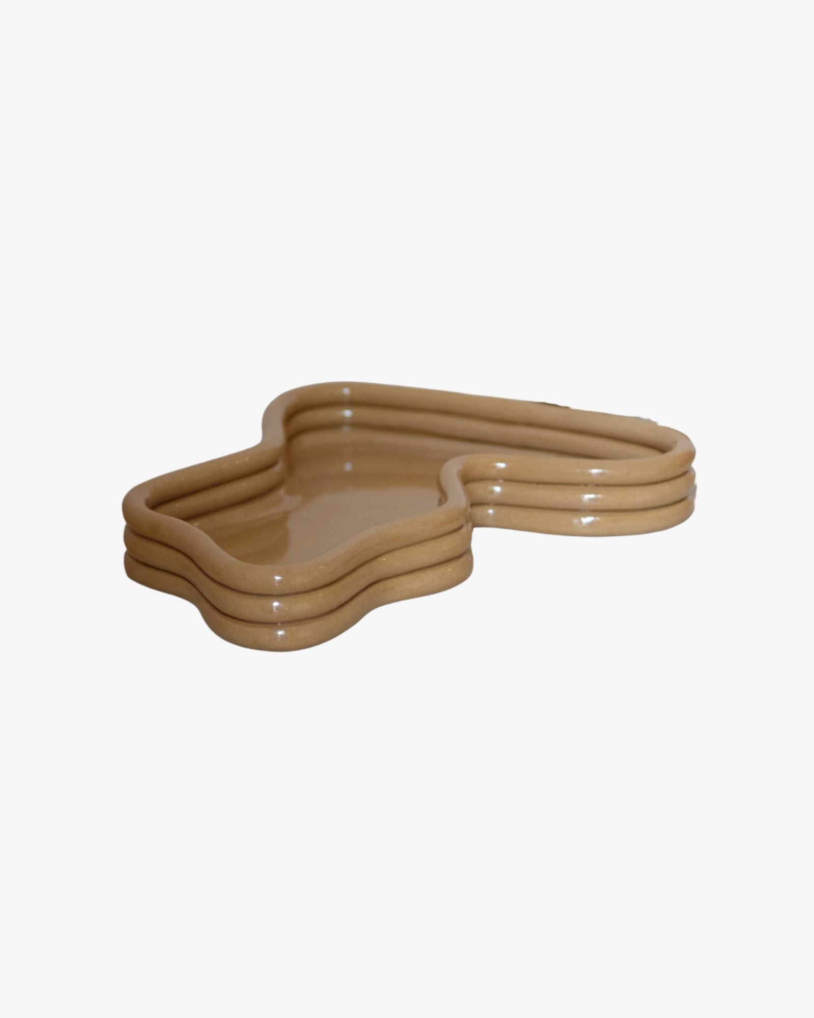 Soft Shiny Camel Tray