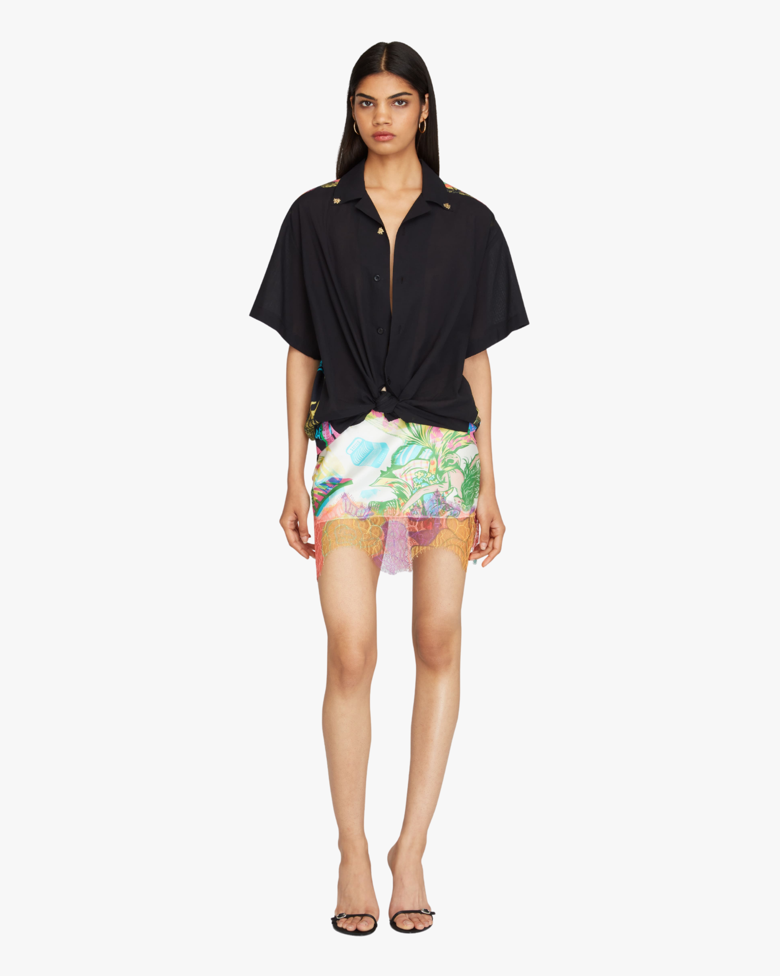 Sonido Print Bestial Mini Skirt