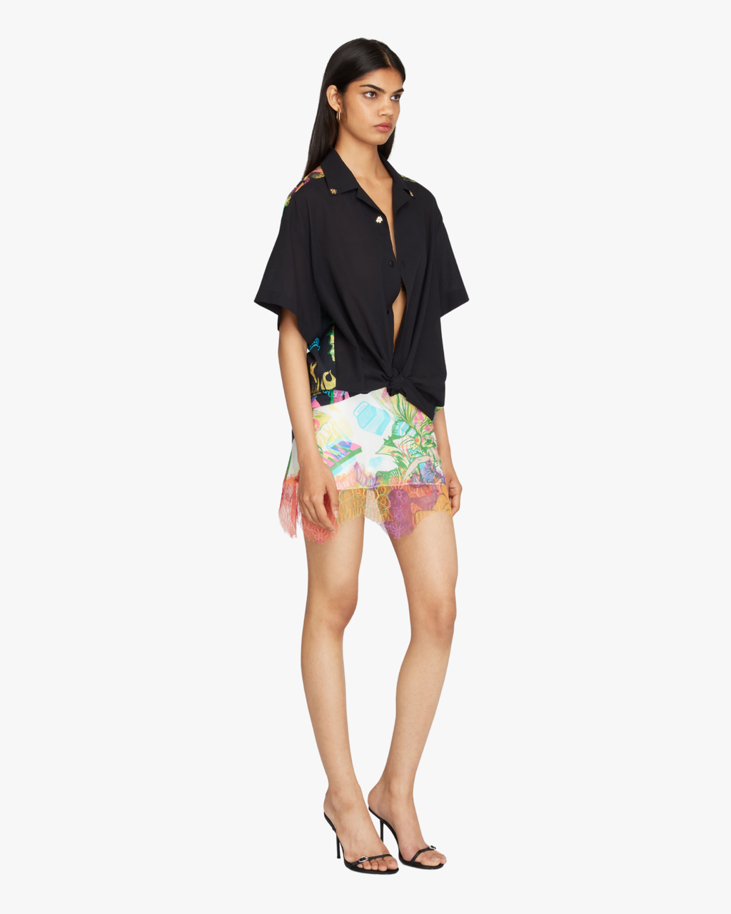 Sonido Print Bestial Mini Skirt