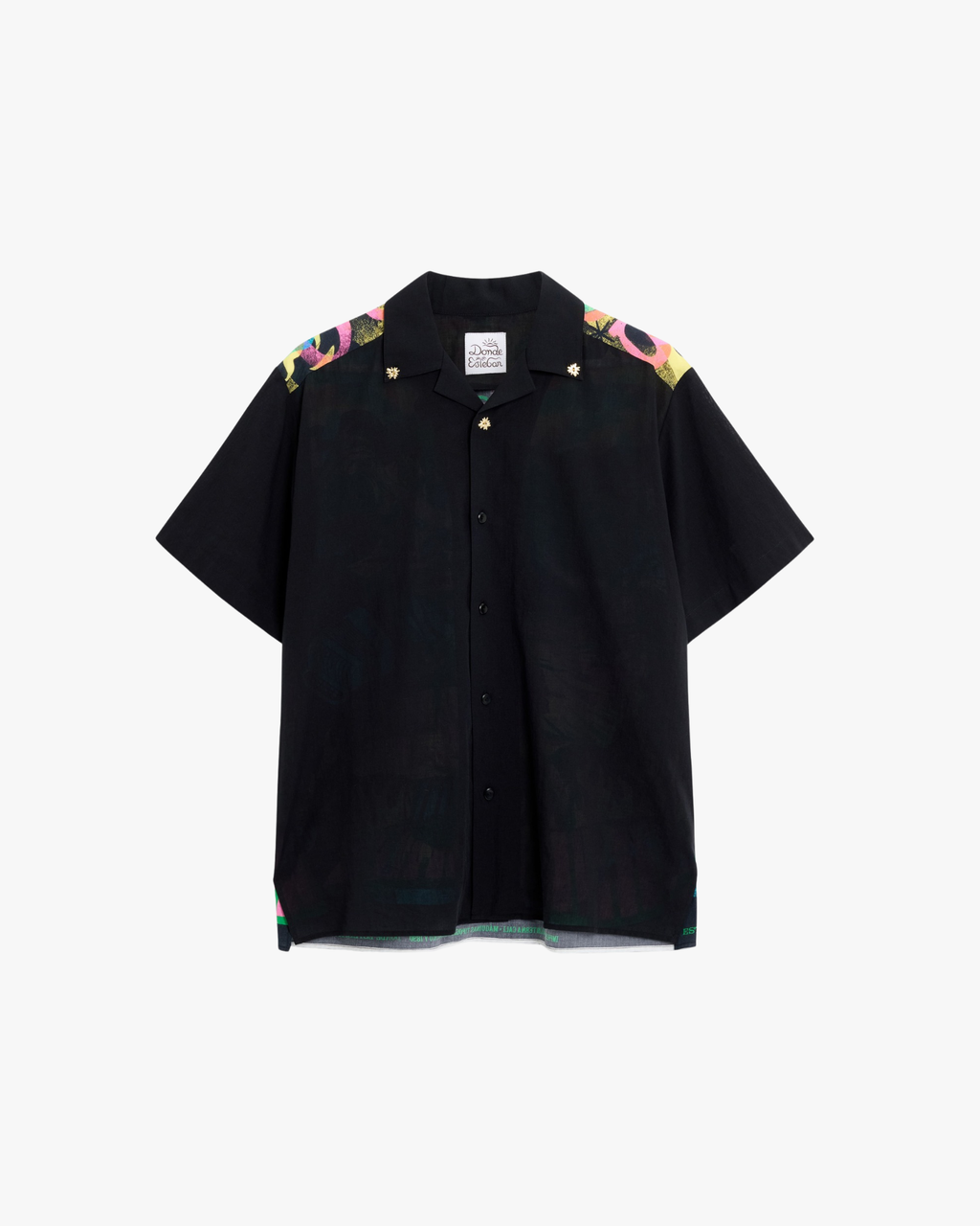 Sonido Bestial Print Short Sleeve Shirt