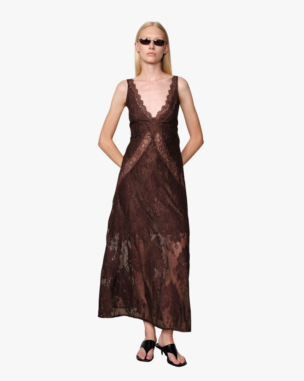 Soray Dress Marrone Java