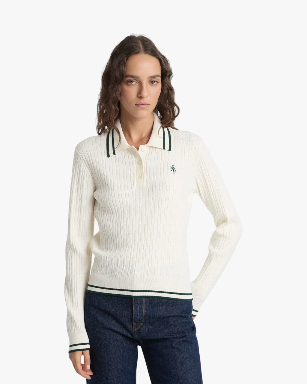 Polo Mini Cable With Contrast Trim