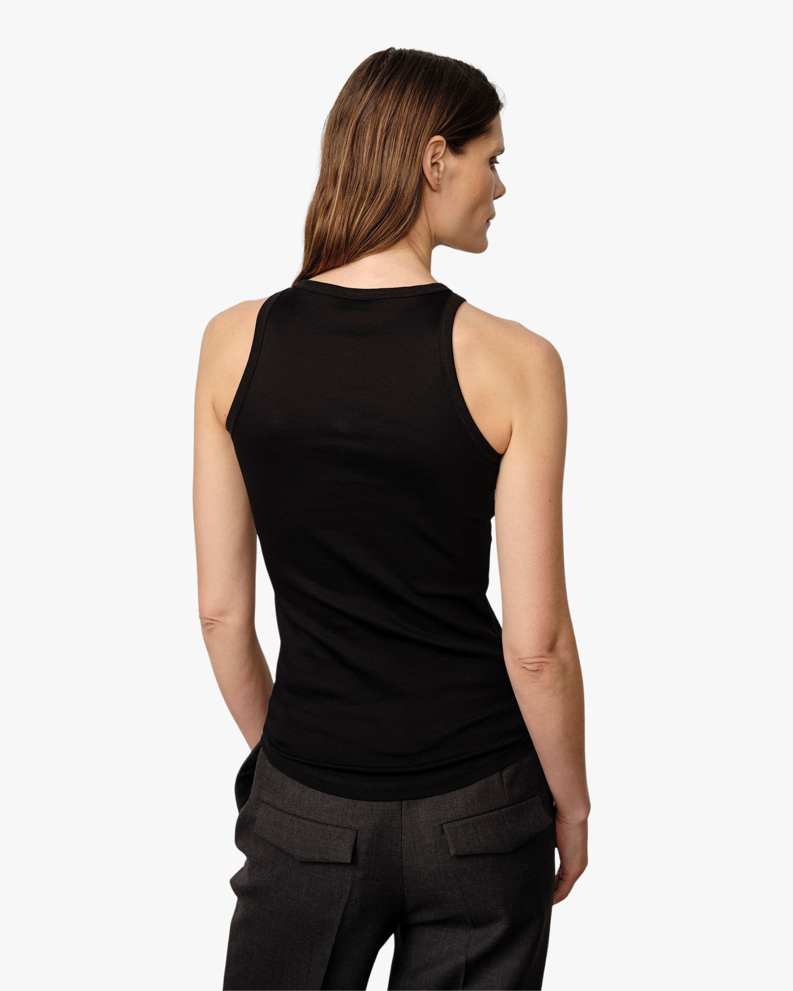 Sabina Jersey Top Black