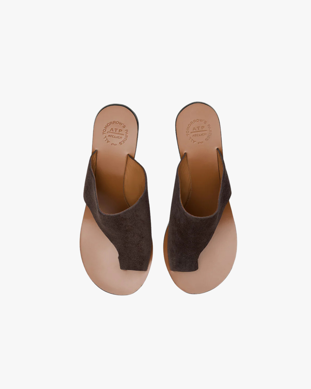 Sandals Rosate Walnut Suede