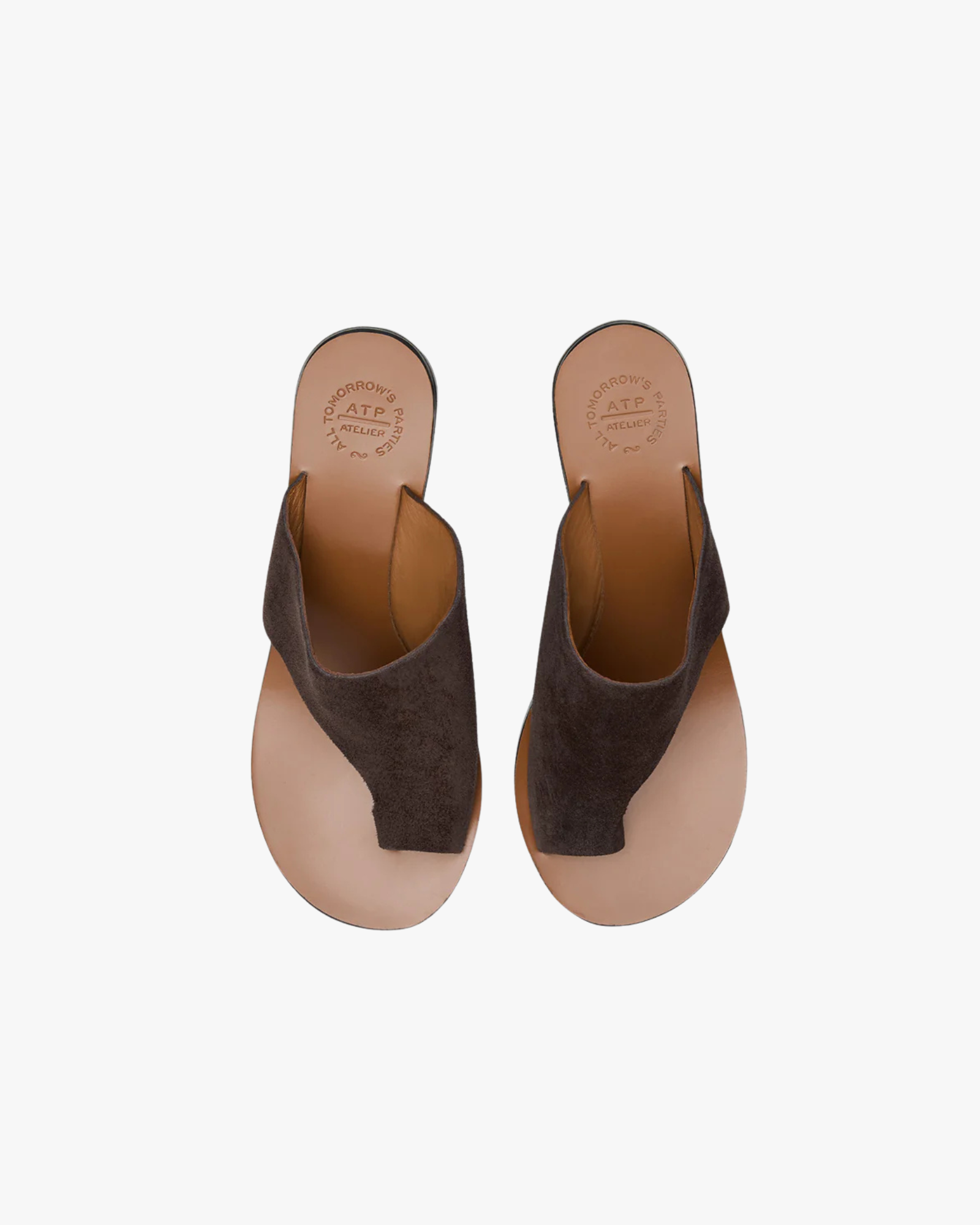 Sandals Rosate Walnut Suede