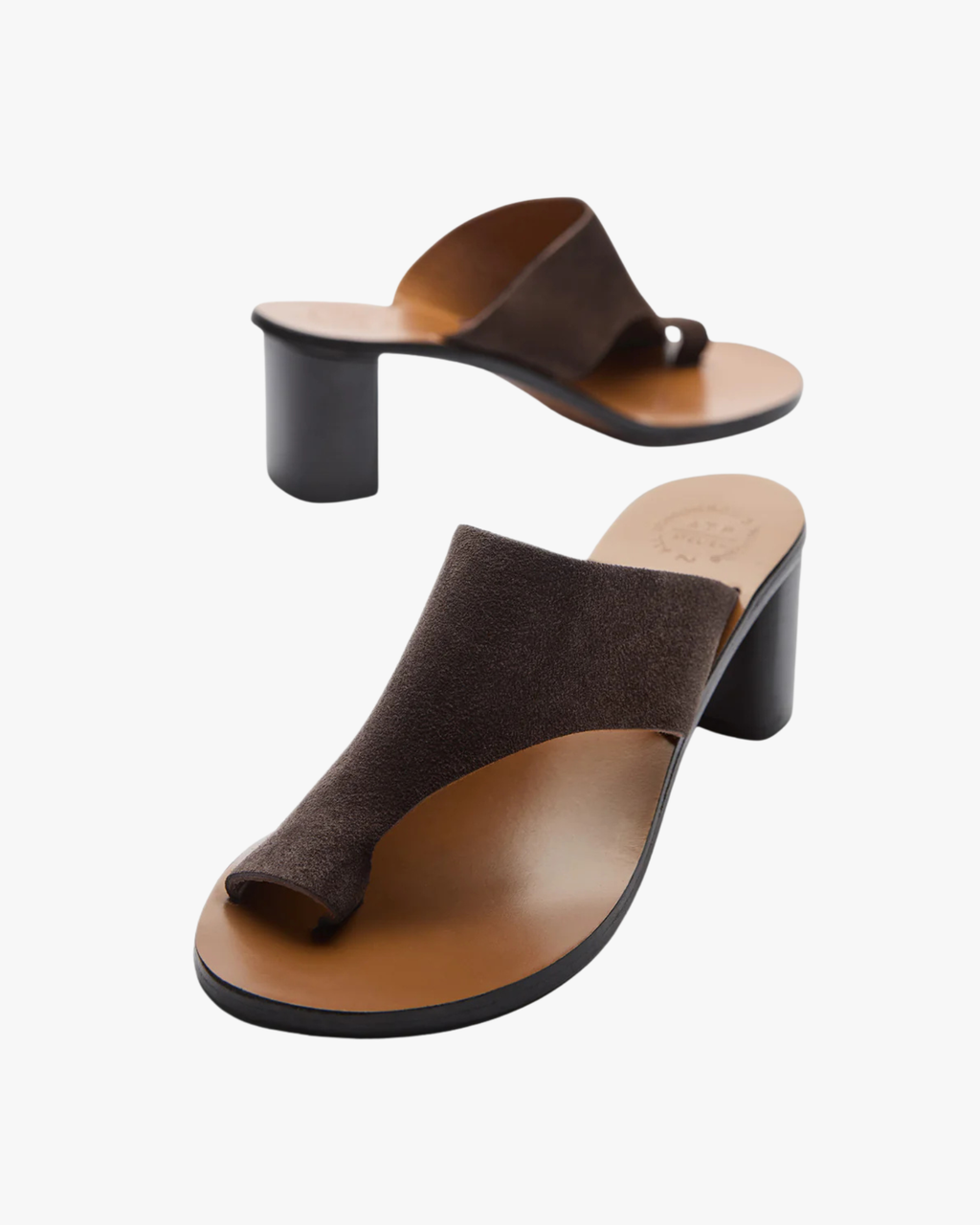 Sandals Rosate Walnut Suede