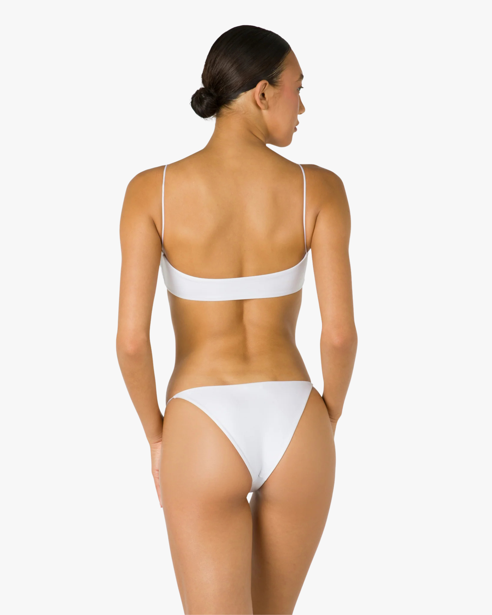 Sporty Mesh Bikini White