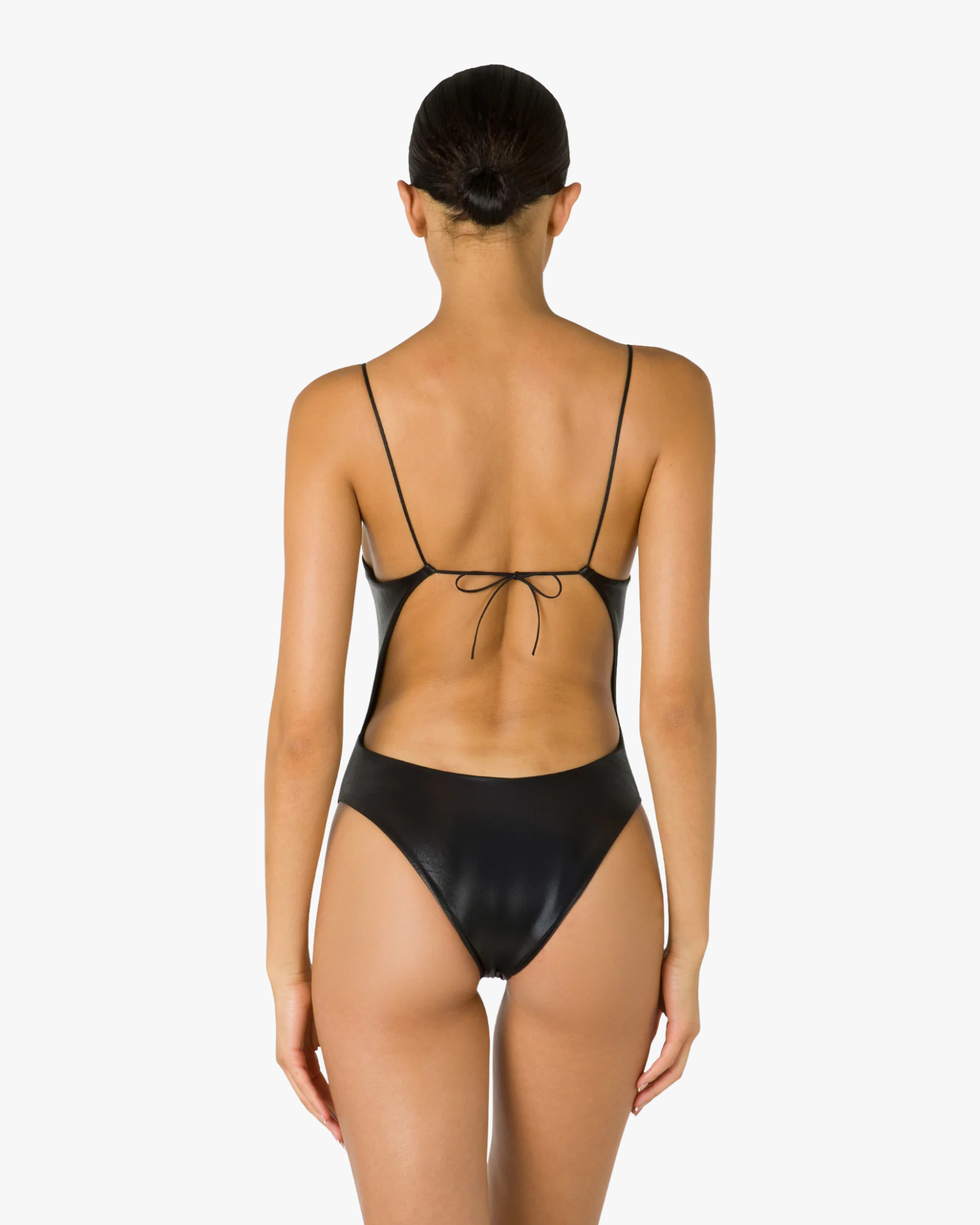 Maillot Line Lycra Swimsuit Black