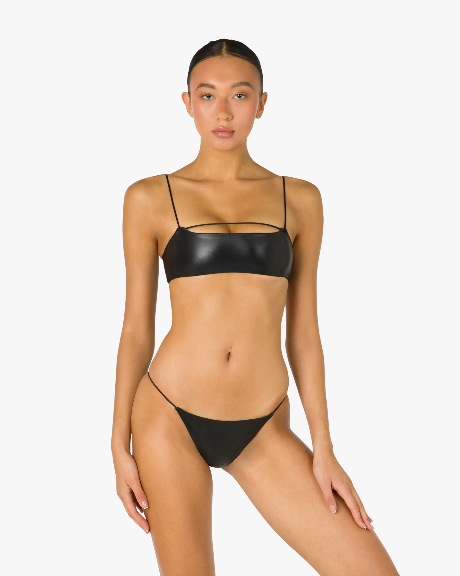 Sporty Line Lycra Bikini Black