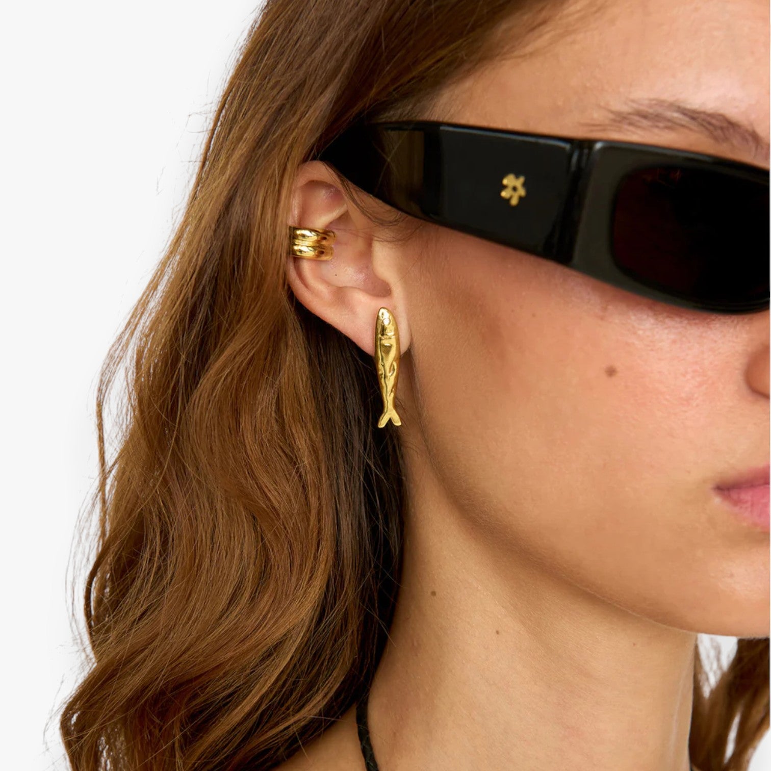 Sardine And Fishbone Earrings