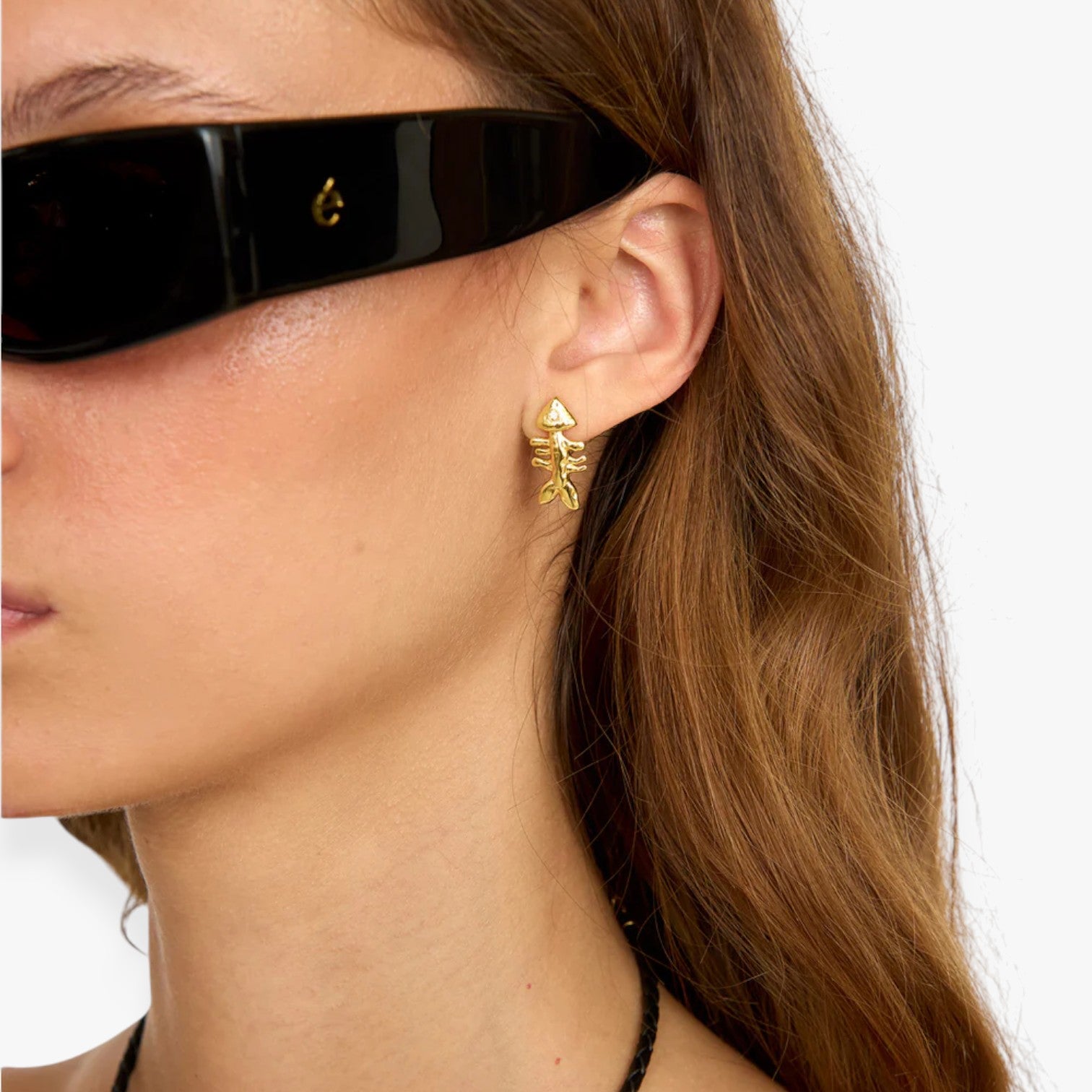 Sardine And Fishbone Earrings