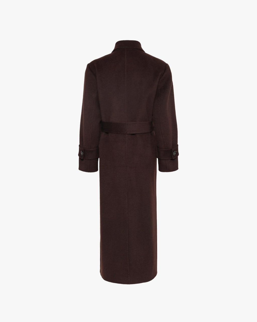 Saville Wool Coat Mahogany