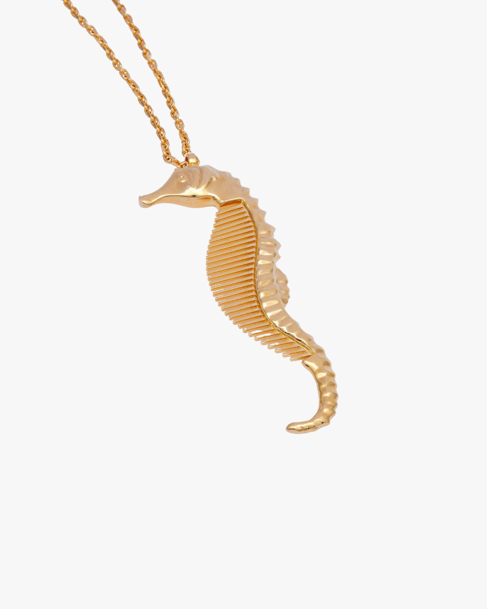 Seahorse Comb Necklace