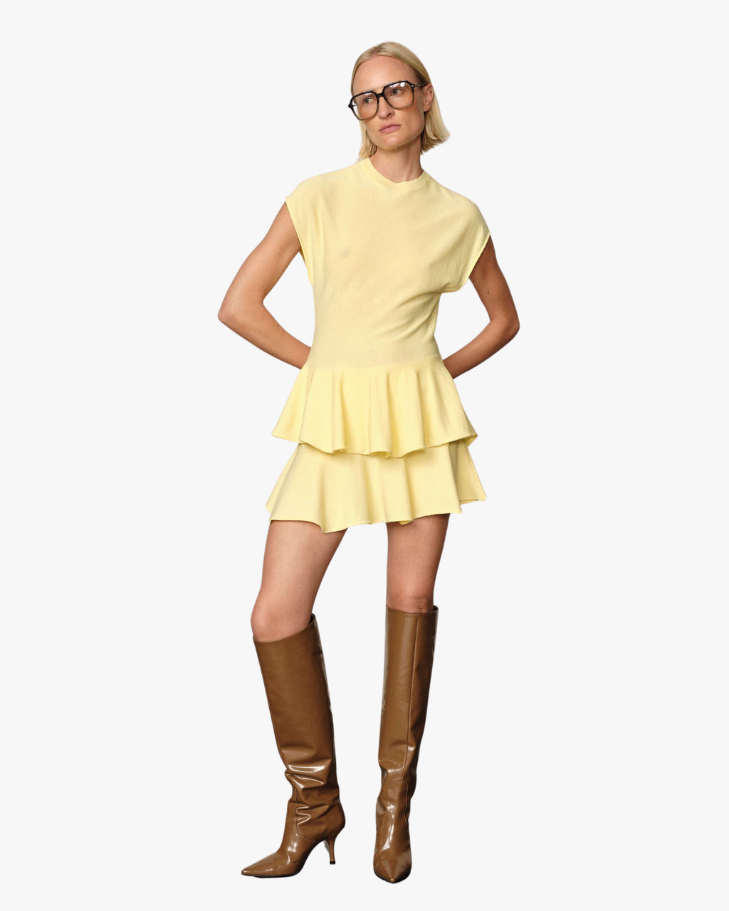 Peplum Knit Top Sean