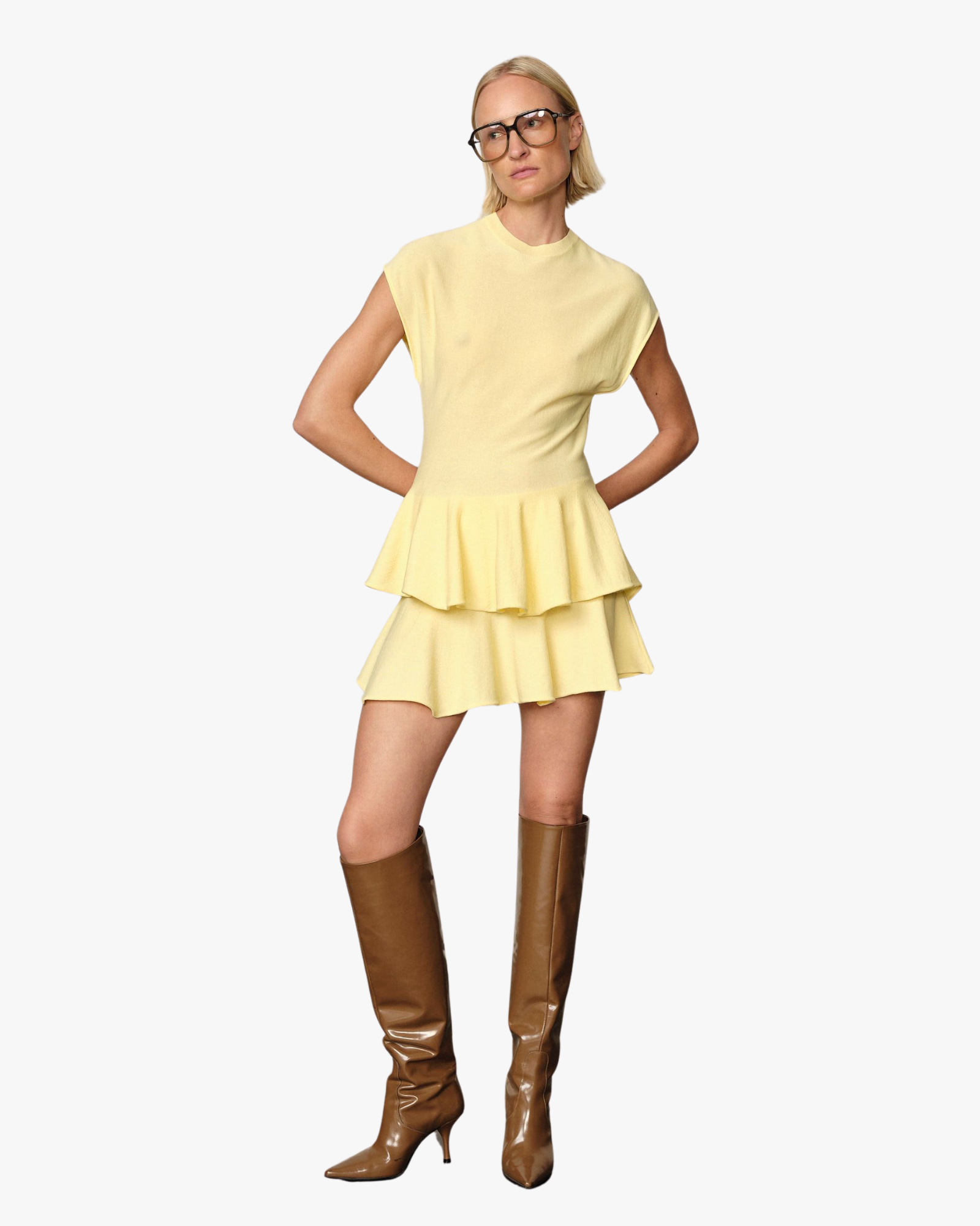 Peplum Knit Top Sean