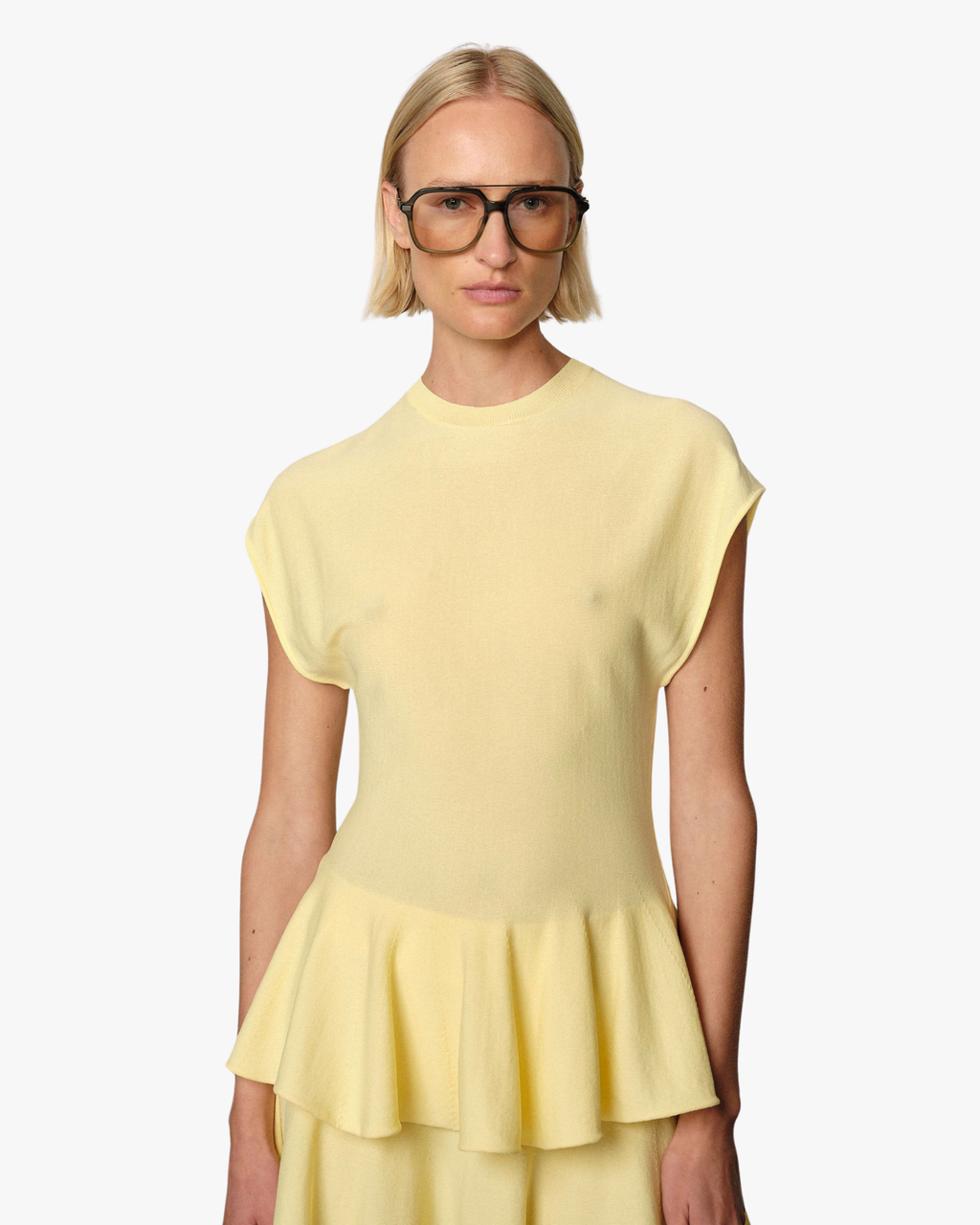 Peplum Knit Top Sean