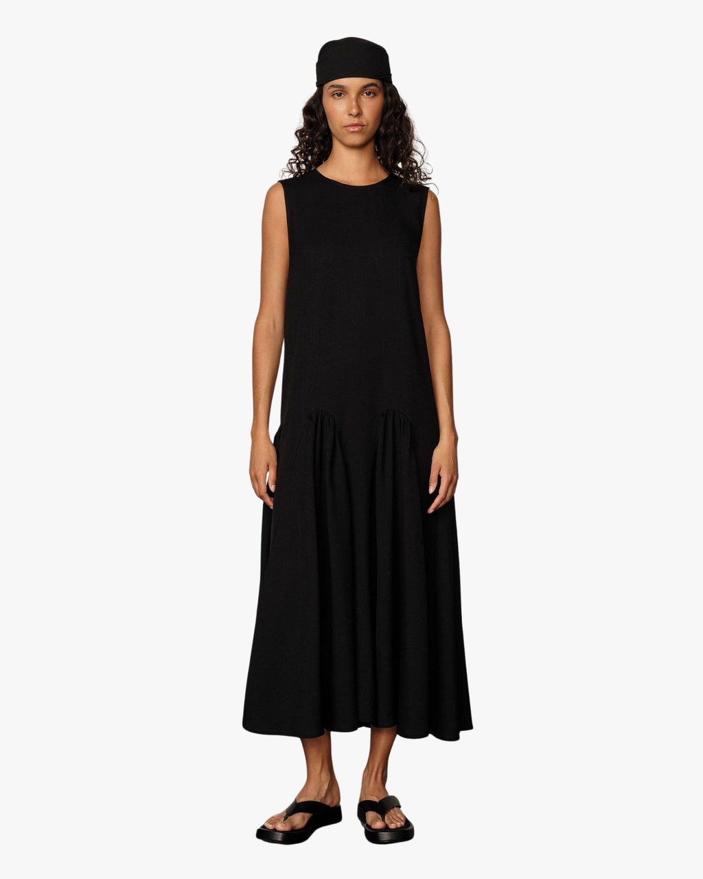 Sebastian Sleeveless Dress Black
