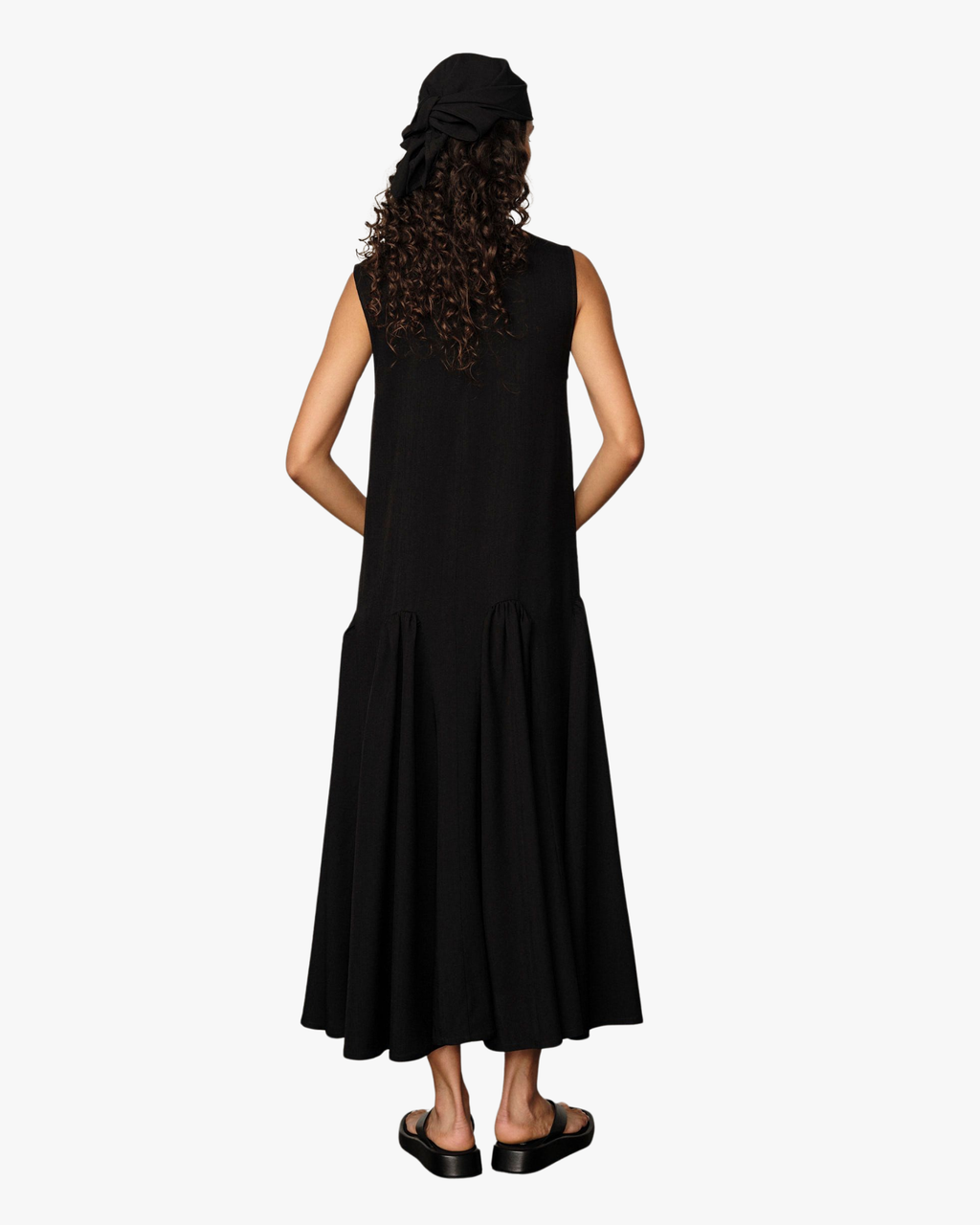 Sebastian Sleeveless Dress Black