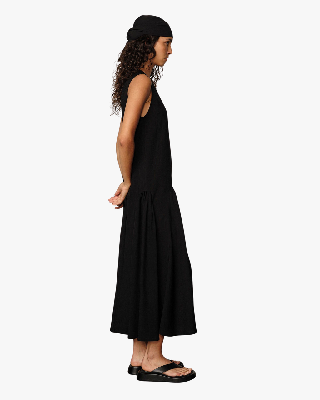 Sebastian Sleeveless Dress Black