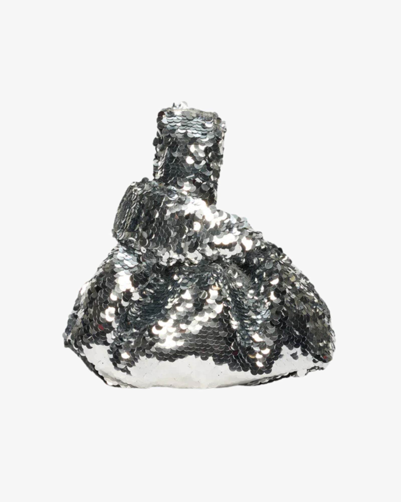 Sequins Small Satchel Silver