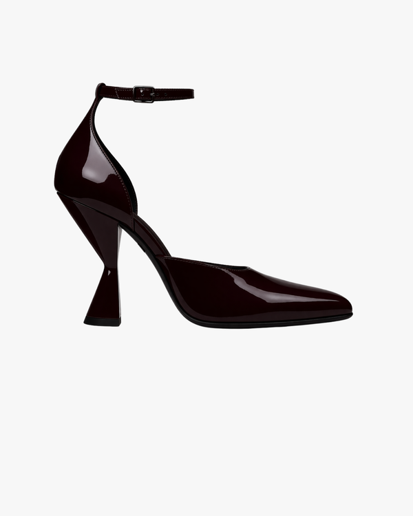 Ciabatte Dolly bordeaux con cinturino
