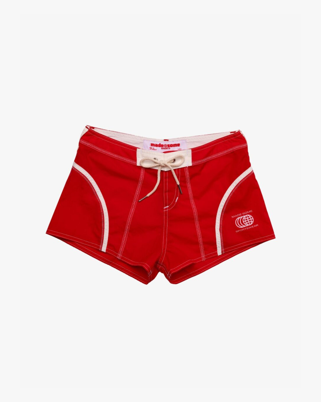Short-Shorts Red/White