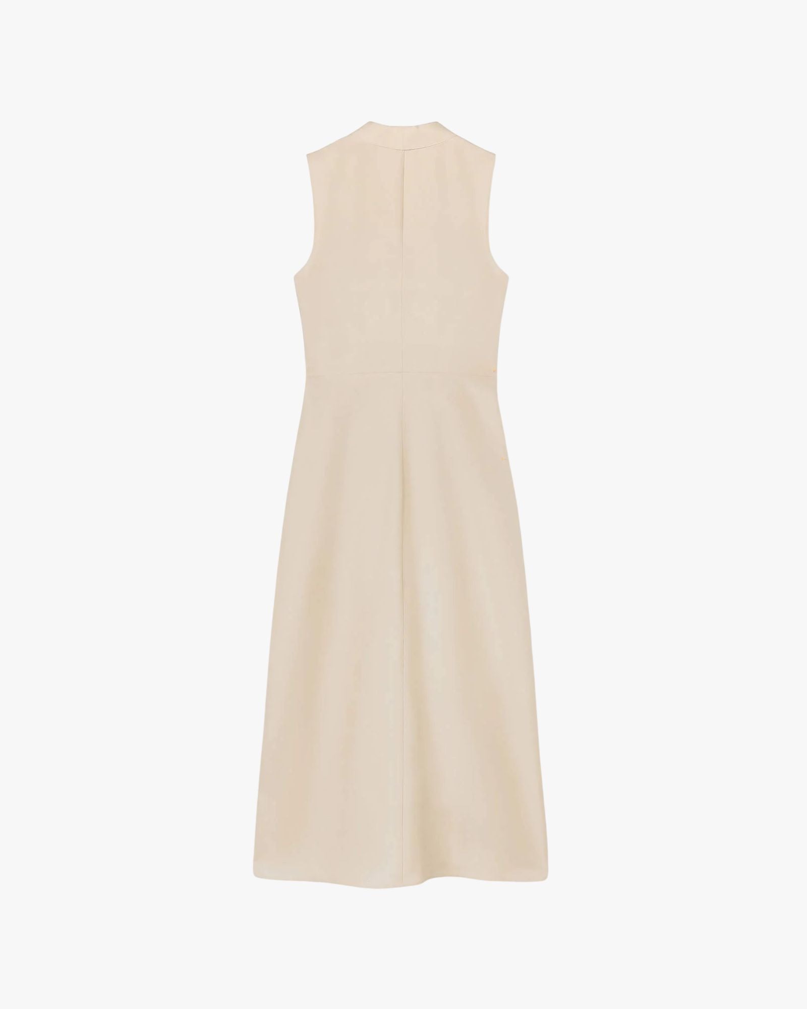 Silk Wrap Dress With Metal Closure Butter