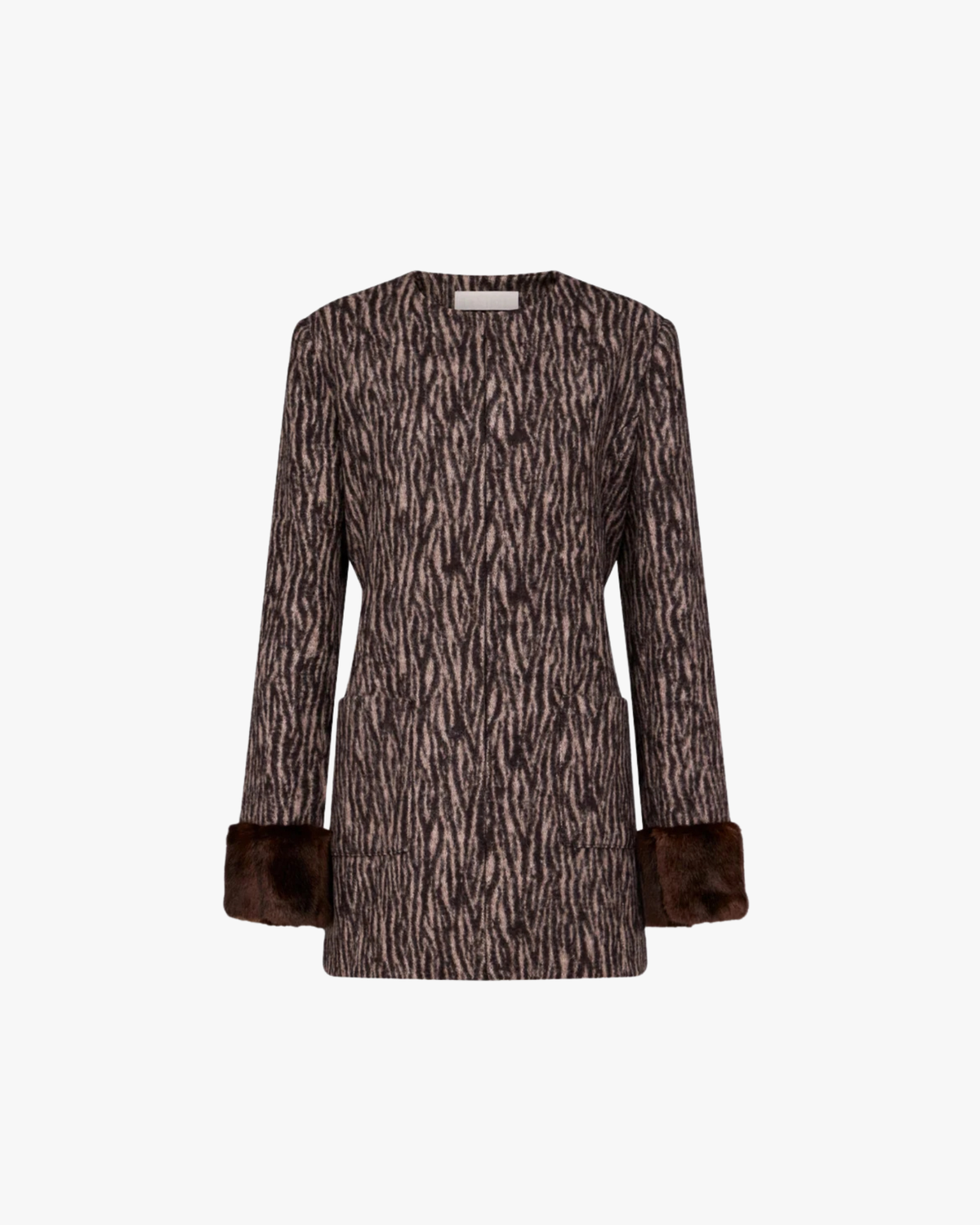 Tailored Jacket Lea Tiger Brown
