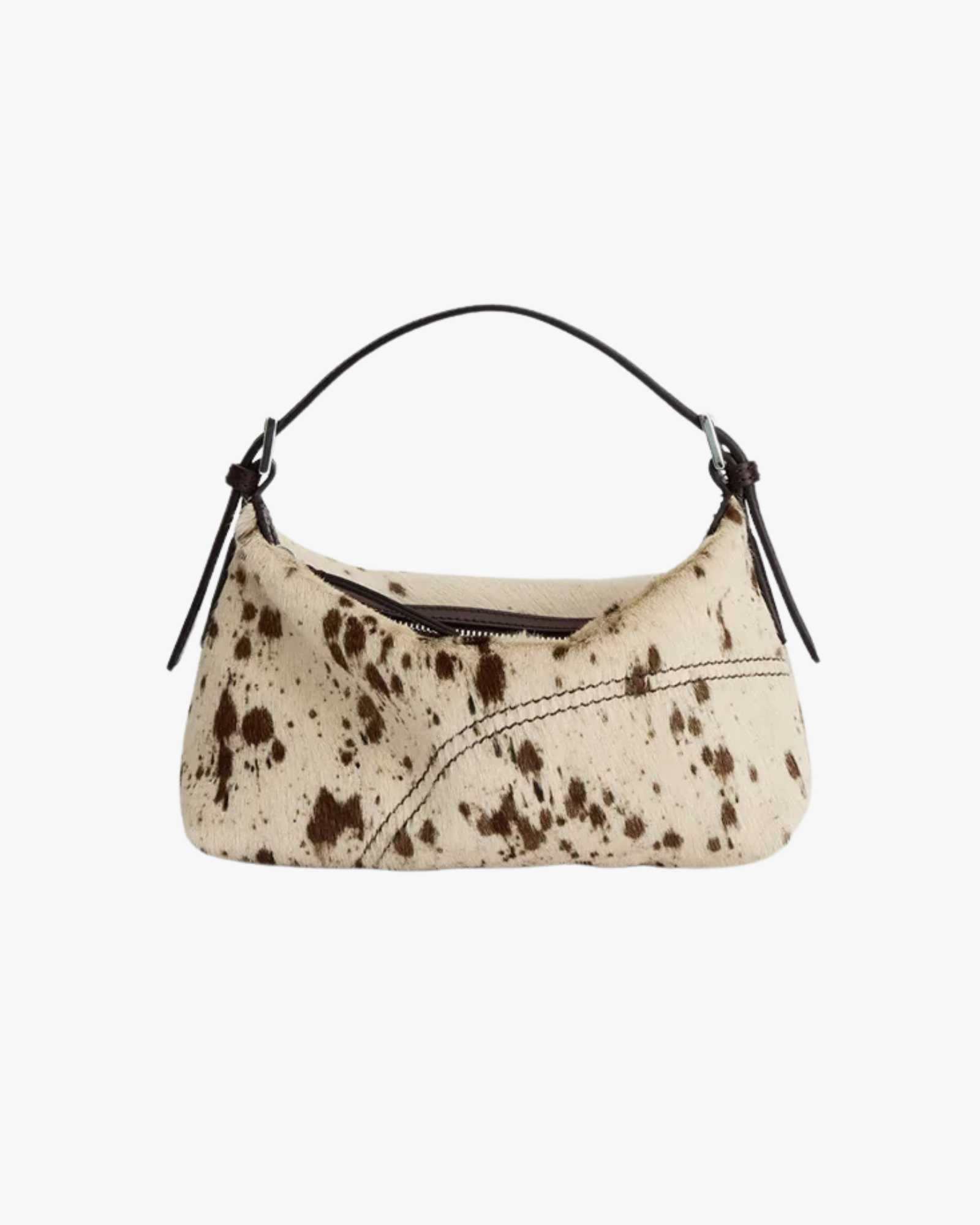 Handbag Vadena Mandorla/Walnut Printed Mini Cow