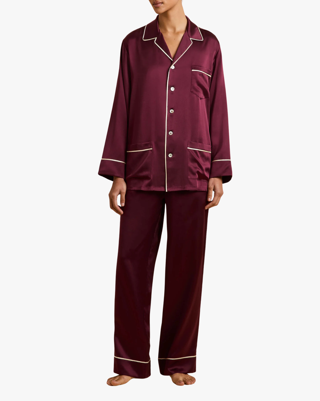 Yves Pyjamas Burgundy