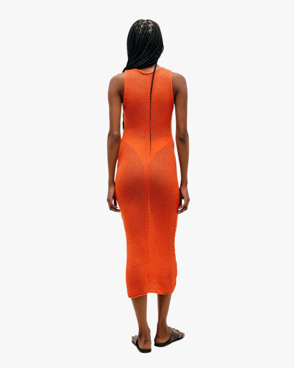 Dress Knit Pia Mandarina Orange