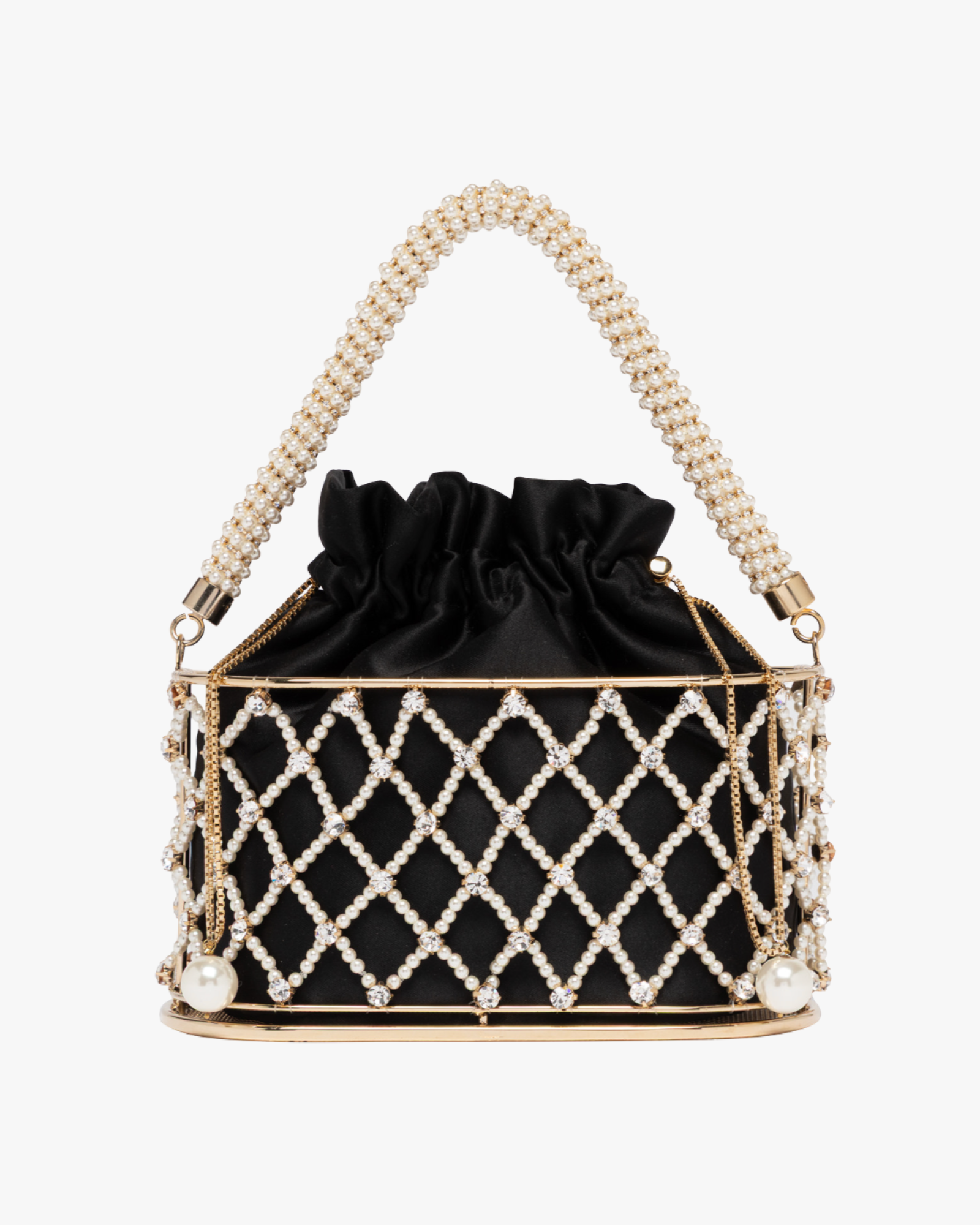 Handbag Mini Holli Eterea Pearls Black