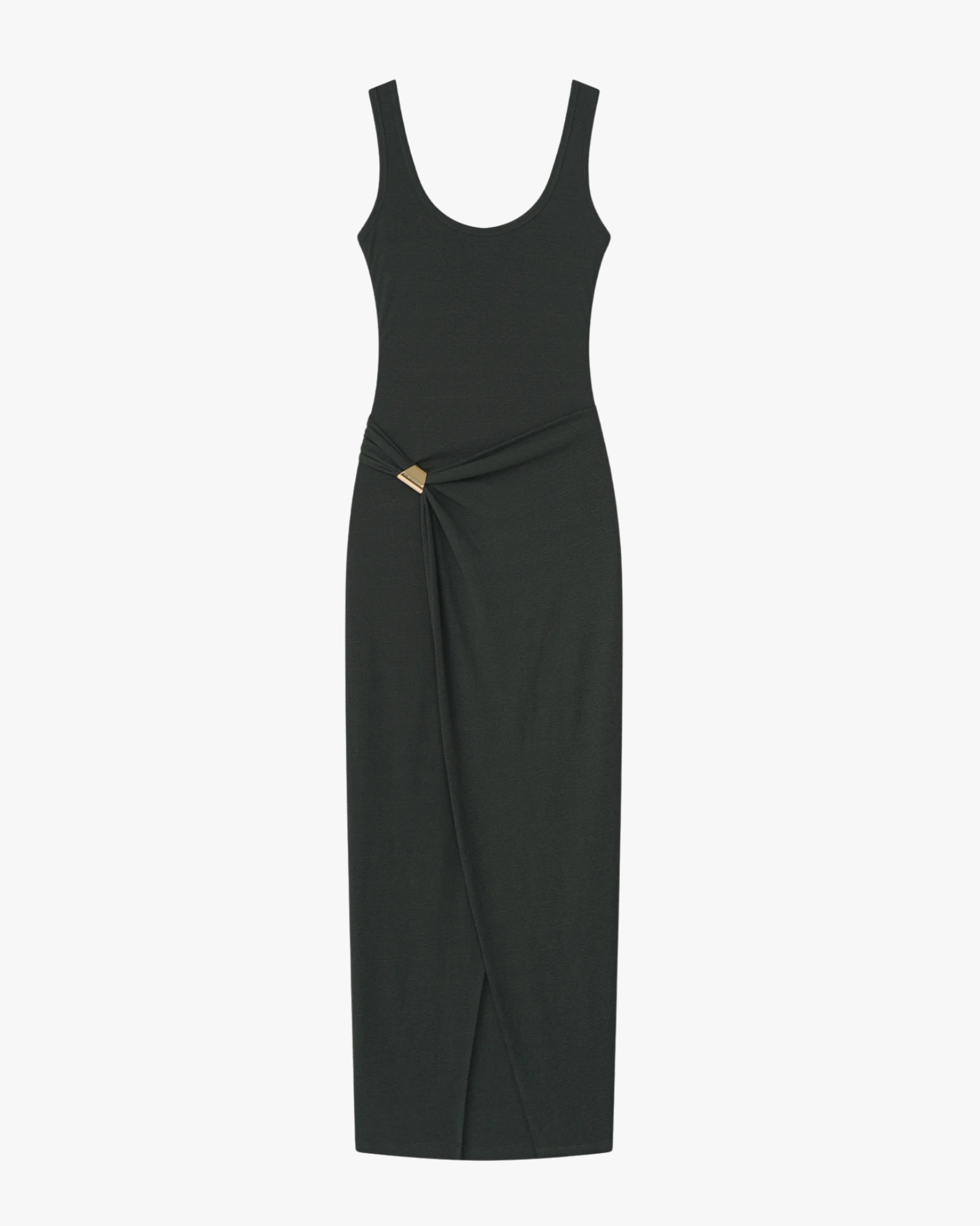 Nenet Draped Tank Dress Midnight Green