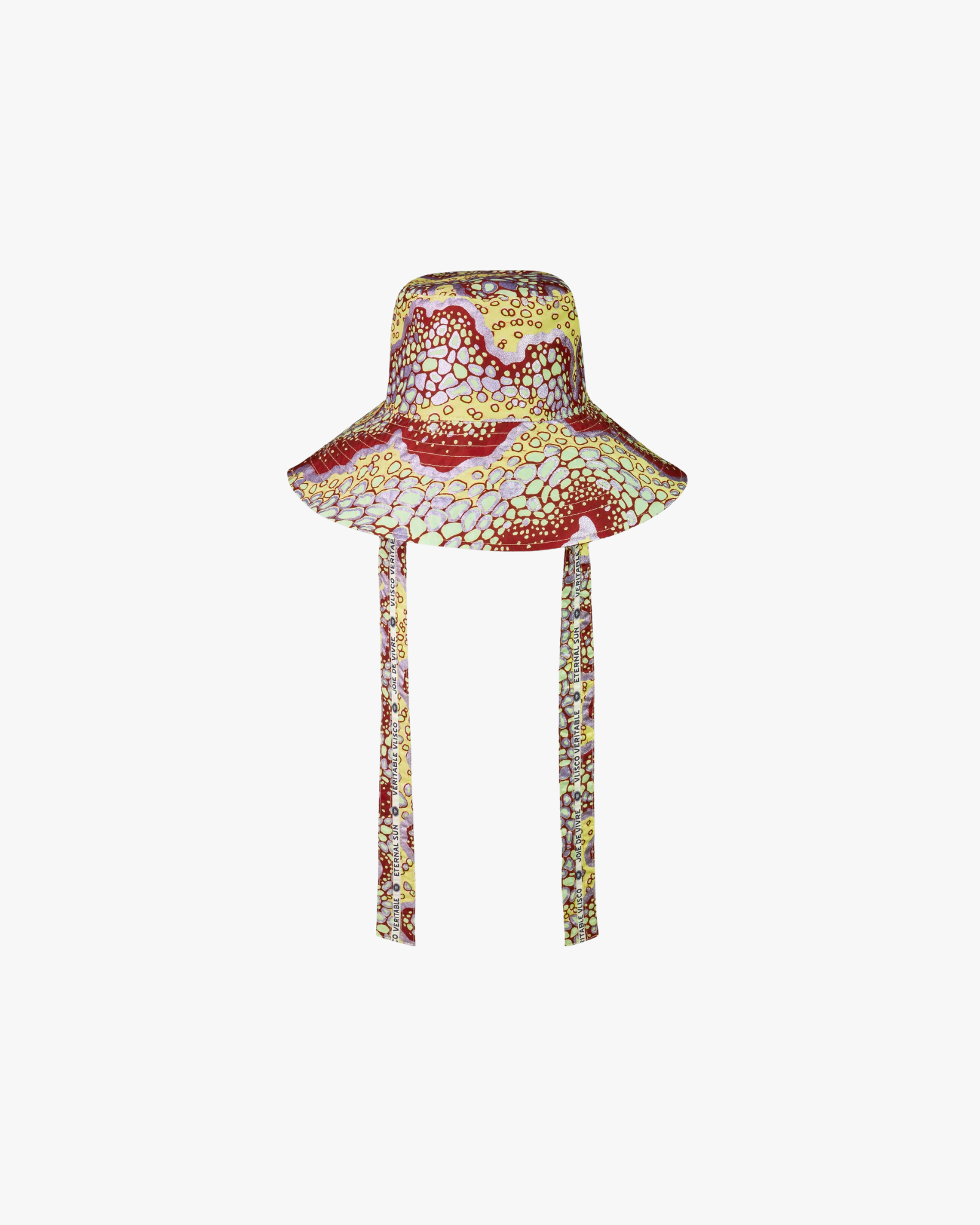 Bubble Waves Print Bucket Hat
