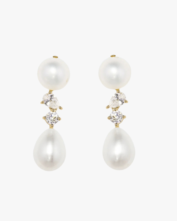 Pearl Earrings Tarn Gold
