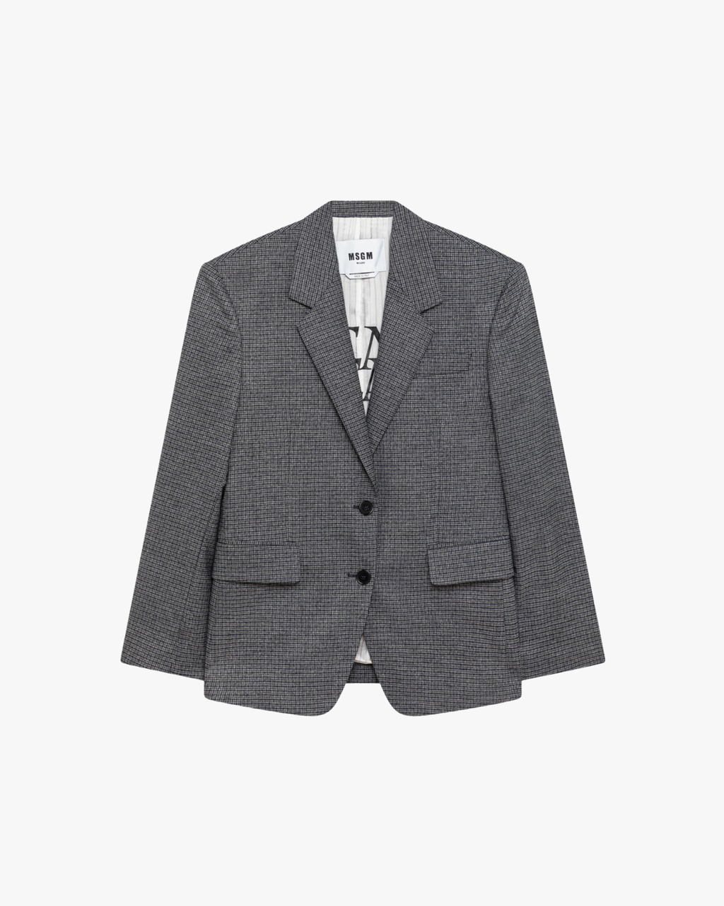 Single-Breasted Jacket Black