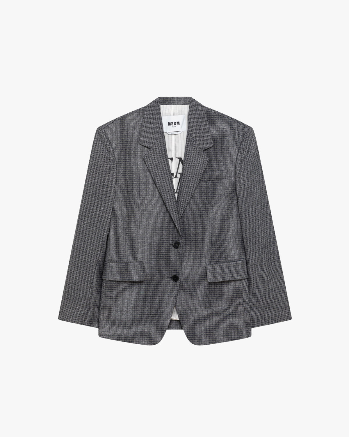 Single-Breasted Jacket Black