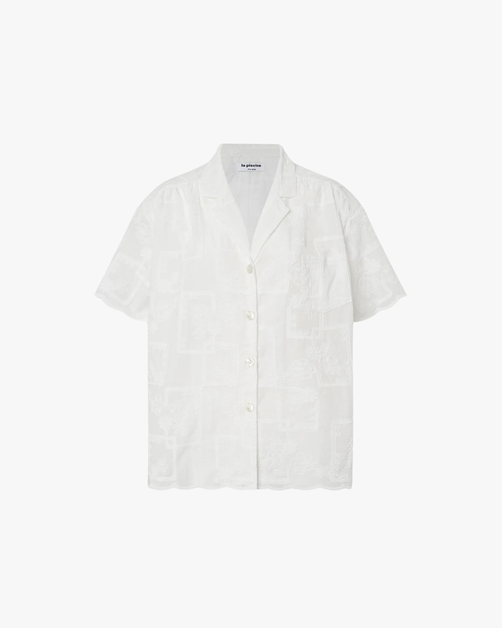 Lace Shirt Set