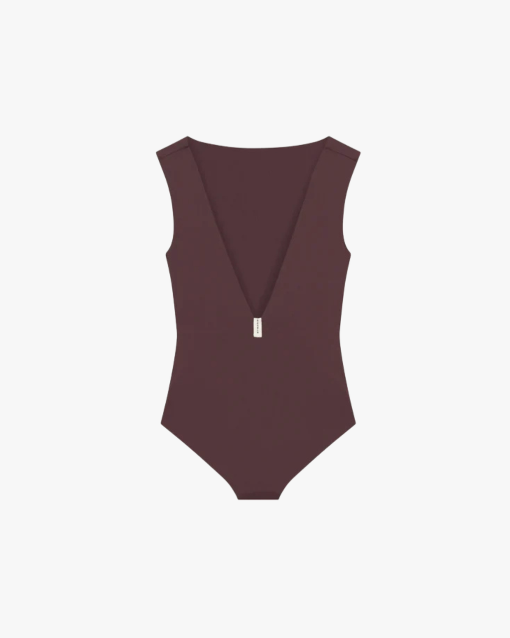 Seabody Onepiece Swimsuit V-Back Chocolate